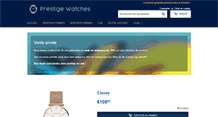 Desktop Screenshot of prestige-watches.com